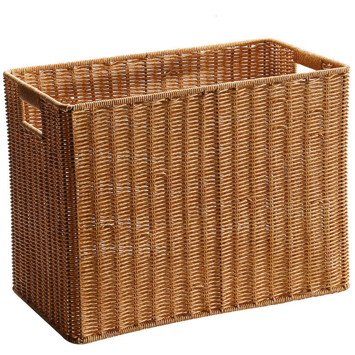 Rectangular Woven Storage Bin with Handles Stornfield