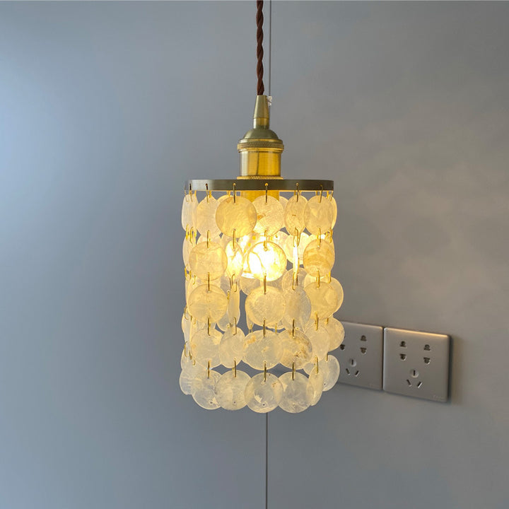 Vintage-Style Glass Pendant Light