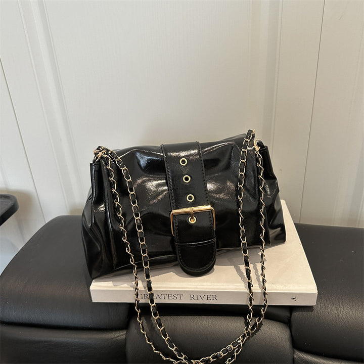 Patent Leather Shoulder Bag