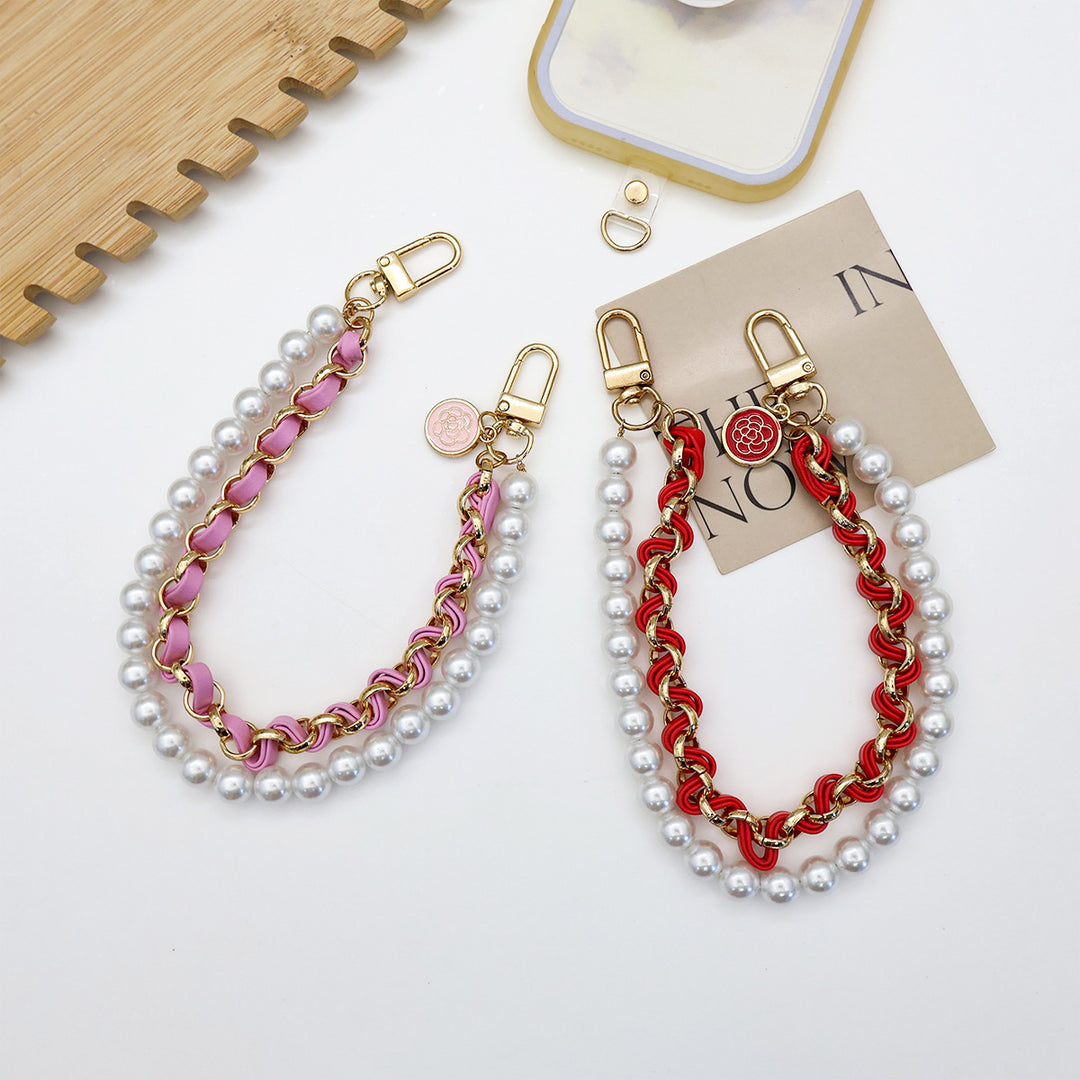 Chic Pearl-Chain Eyewear Holder Stornfield
