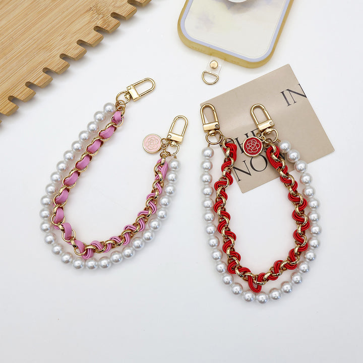 Chic Pearl-Chain Eyewear Holder Stornfield