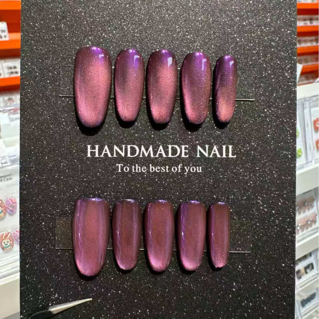 Handmade Glossy Press-On Nail Set