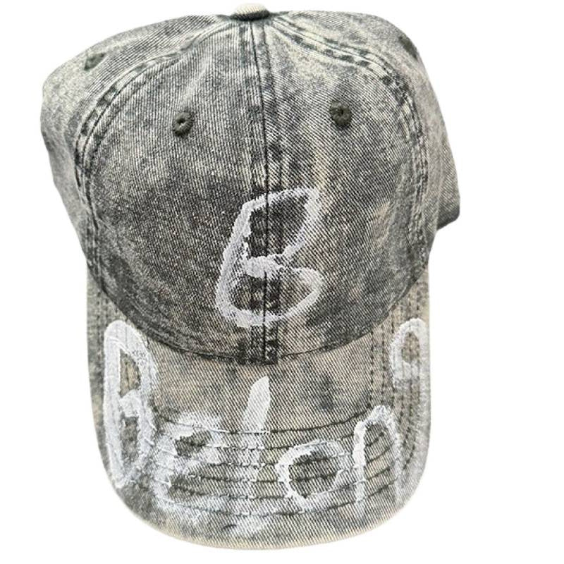 Women's Distressed Denim Adjustable Baseball Cap Stornfield