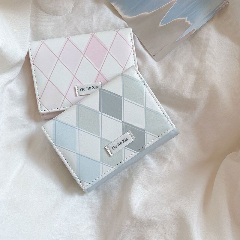 Elegant Plaid Pattern Card Holder Stornfield