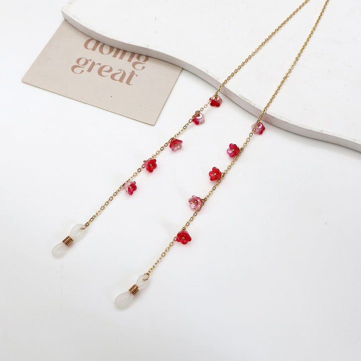 Floral Embellished Eyewear Chain Stornfield