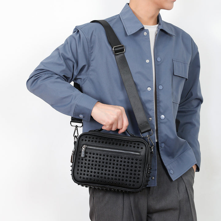 Edgy Studded Crossbody Bag