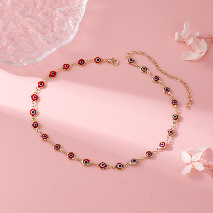 Decorative Evil Eye Charm Necklace Stornfield