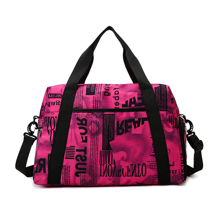 Sporty travel bag with playful elephant pattern Stornfield