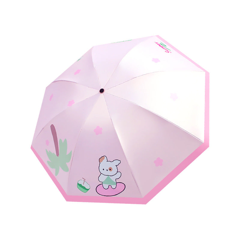 Ladies Folding Umbrella with Cute Design Stornfield
