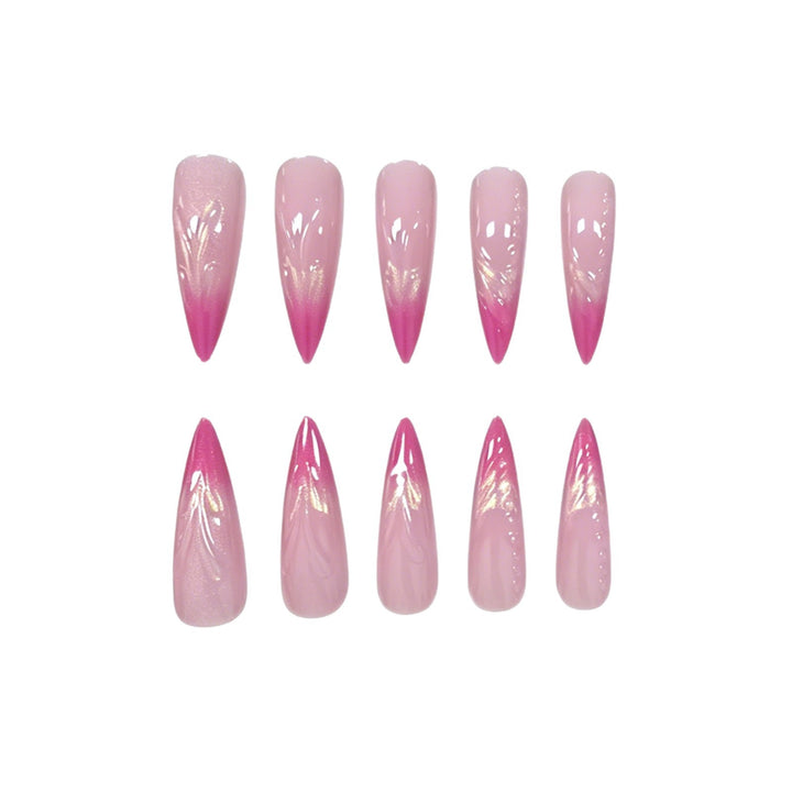 Artistic Accented Stiletto Nail Enhancements Stornfield