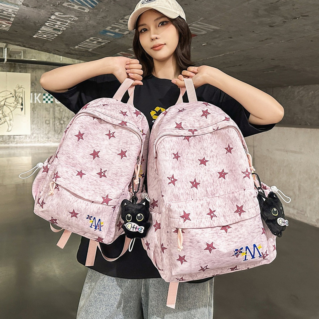 Star-Embellished Everyday Backpack Stornfield