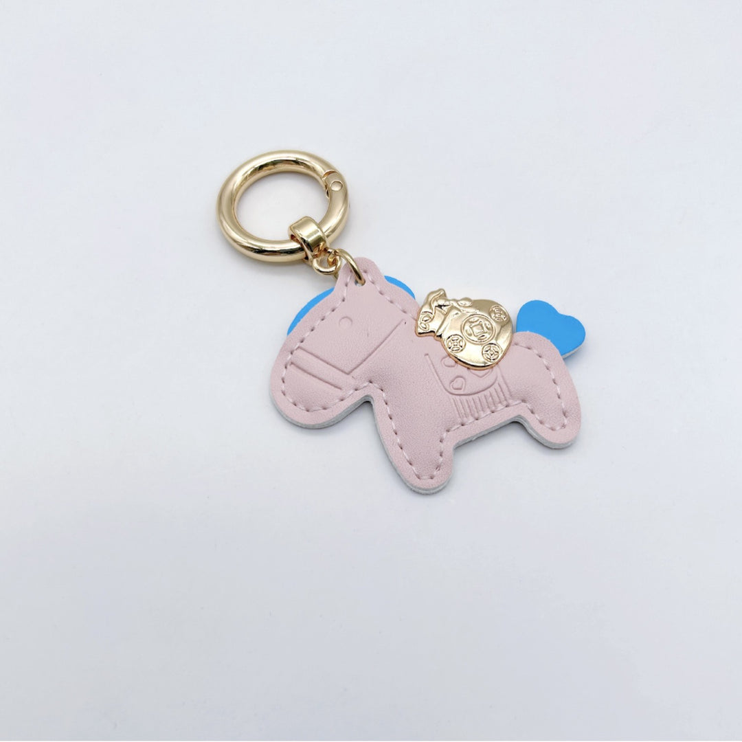 Animal-Shaped Leather Keychain Stornfield