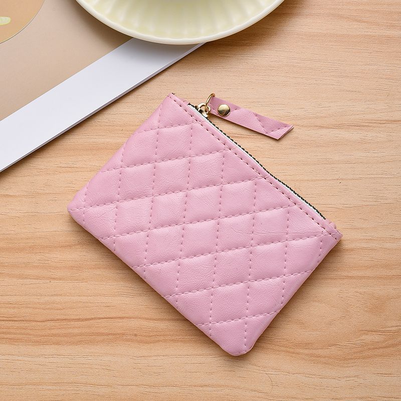 Quilted Leather Card Holder