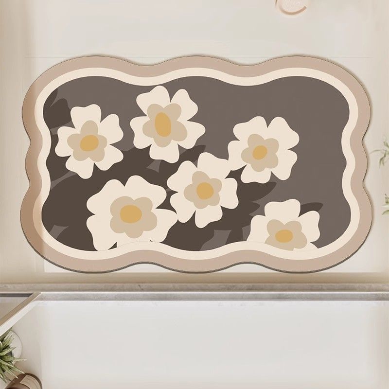 Cute Panda-Themed Plush Bath Mat