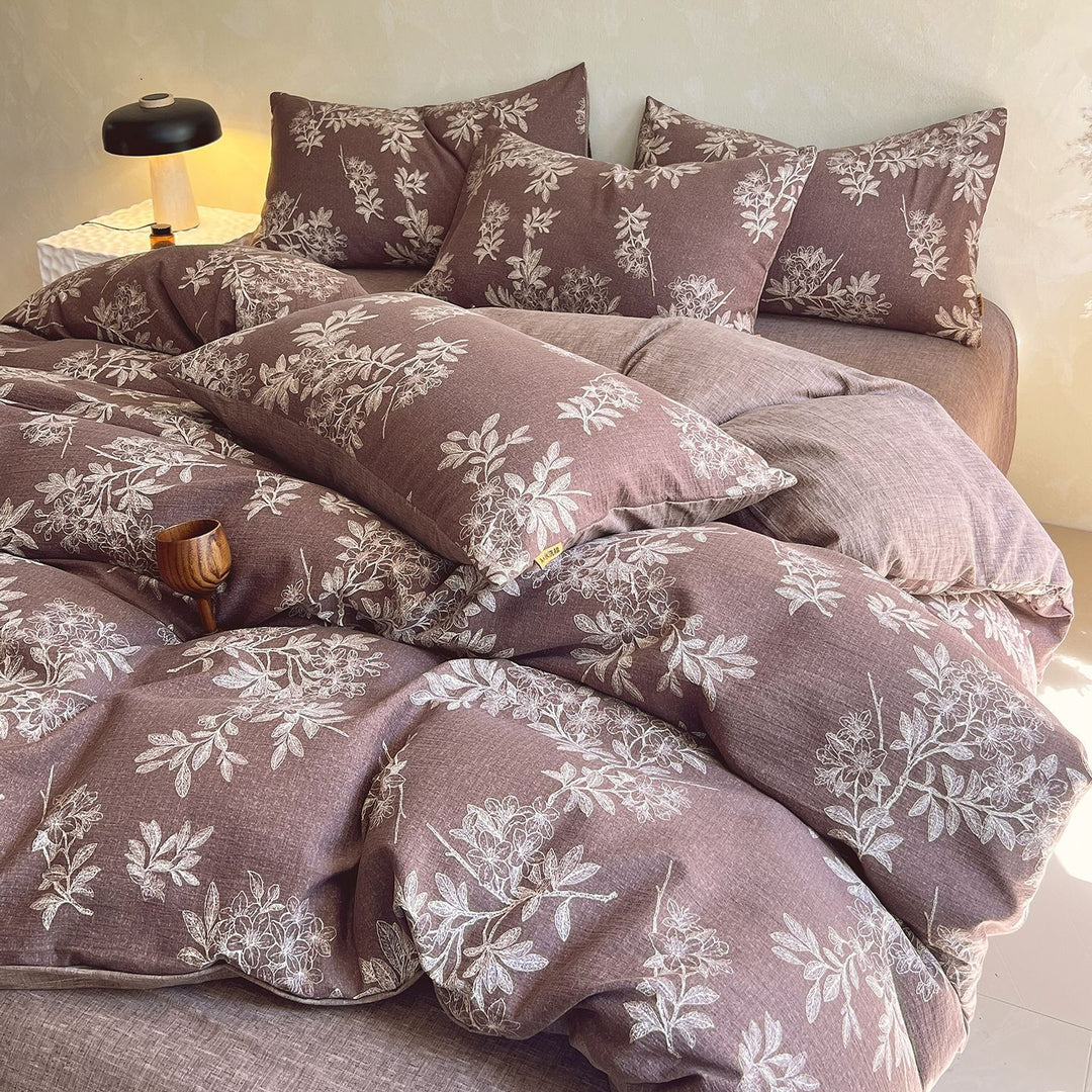 Floral Patterned Duvet Cover Set 1792801681