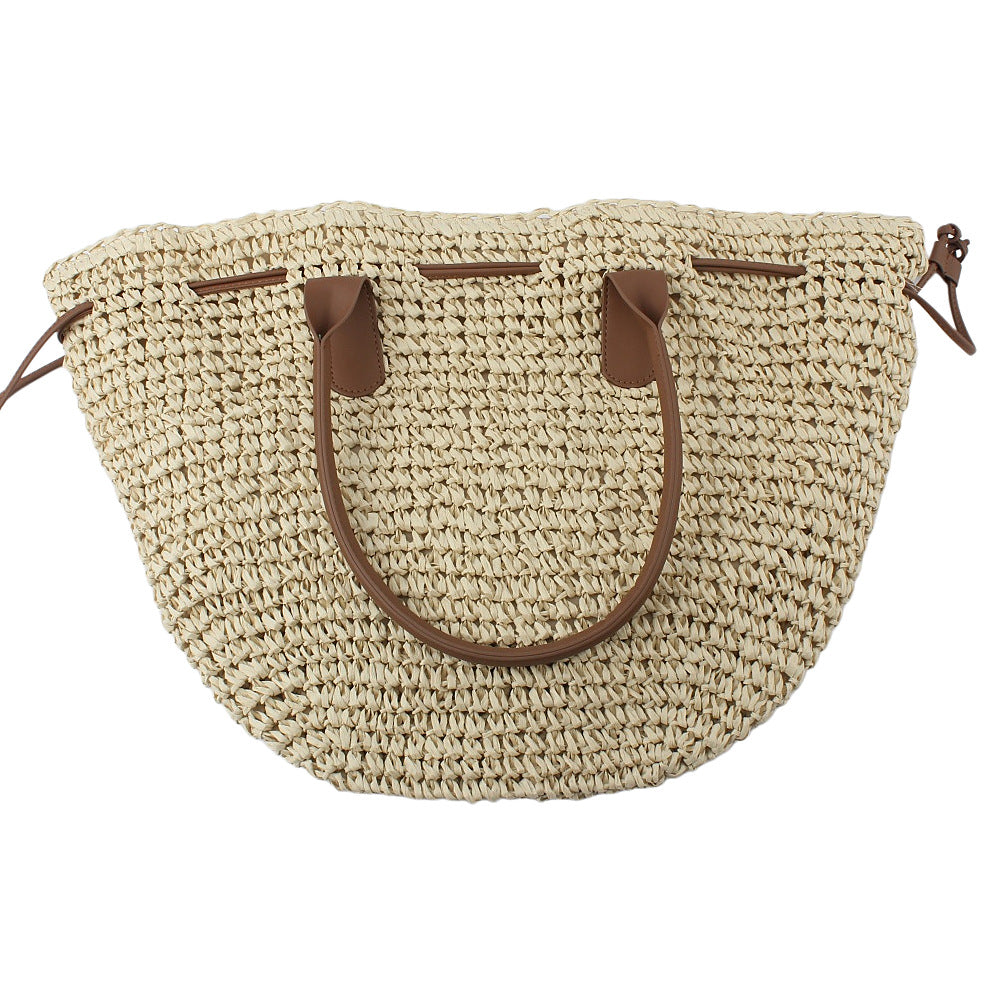 Trendy Backpack Bag Made of Woven Natural Material Stornfield