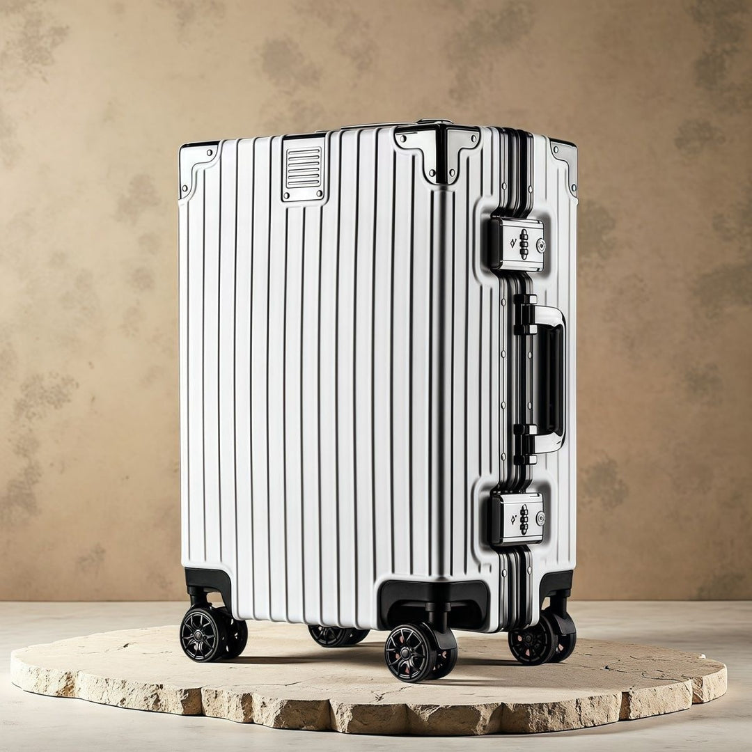 Hard Shell Trolley With Double Safety Lock And Silent 360-Degree Wheels Stornfield