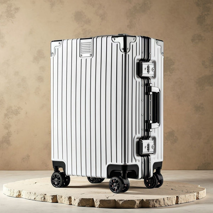 Hard Shell Trolley With Double Safety Lock And Silent 360-Degree Wheels Stornfield