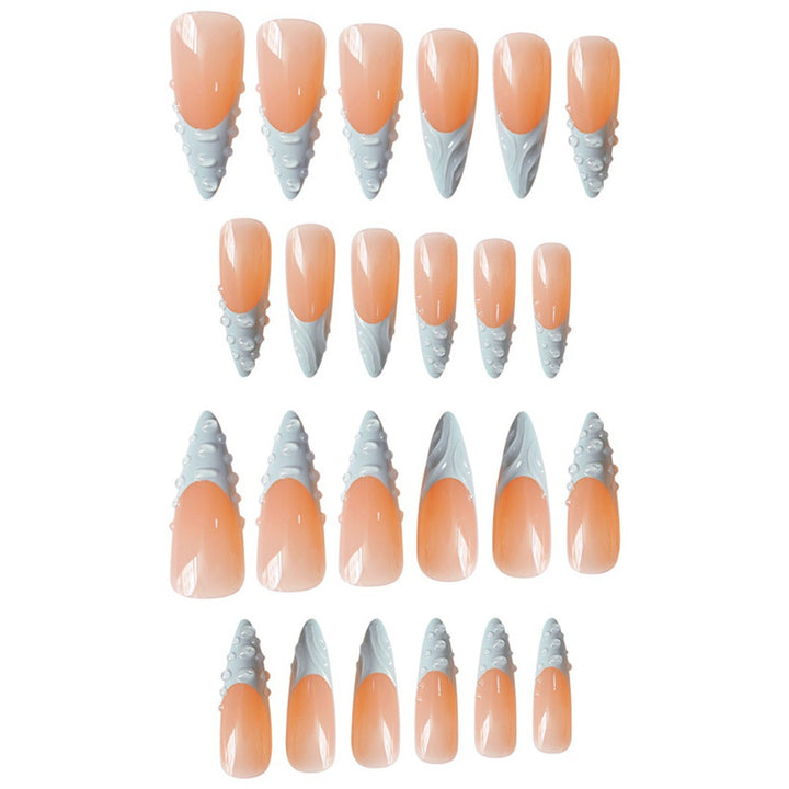 Artistic 3D Press-On Nail Extensions Stornfield