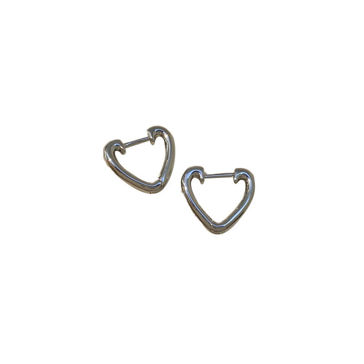 Heart-Shaped Earrings Made of Stainless Steel Stornfield