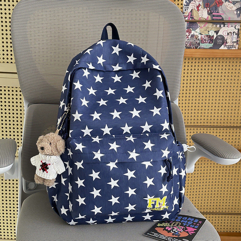 Fun Star-Patterned Casual Backpack Stornfield