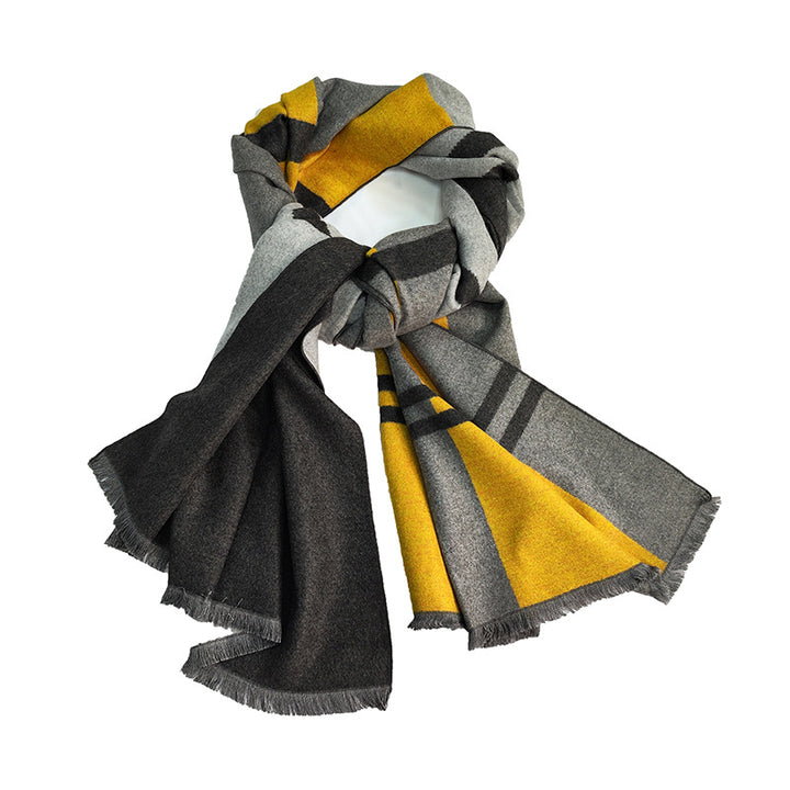 Ladies Elegant and Warm Scarf with Geometric Pattern Stornfield