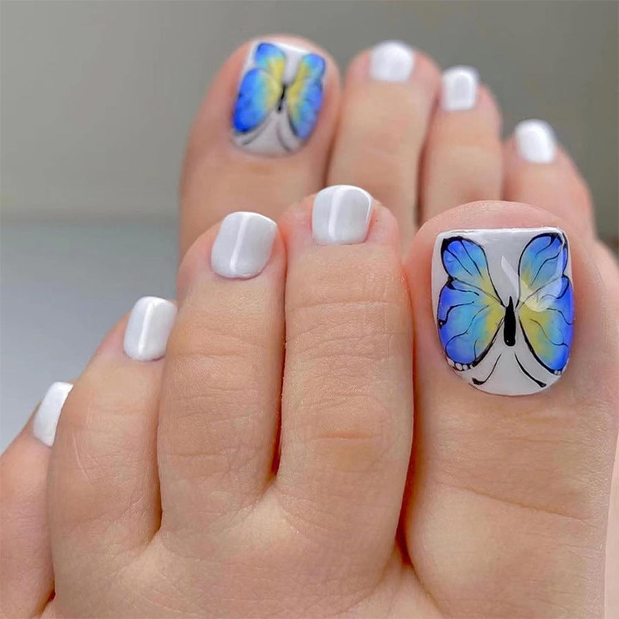 Decorative Butterfly Press-On Nail Set Stornfield