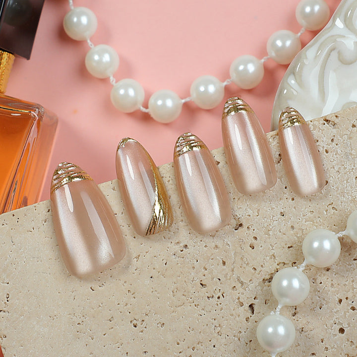 Stylish Decorative Press-On Nail Set Stornfield