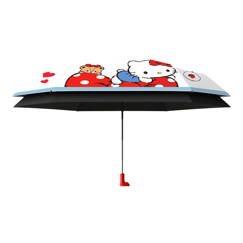 Women's Cartoon Umbrella with Practical Bag Stornfield