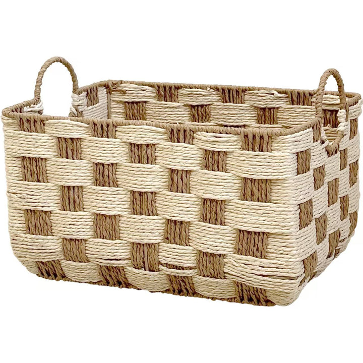 Basket with decorative honeycomb design Stornfield