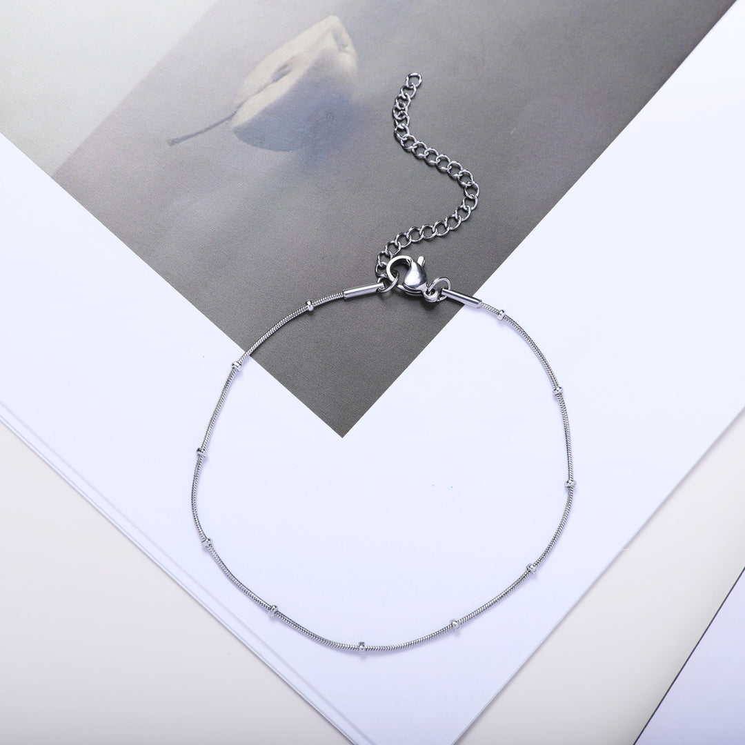 Adjustable Beaded Chain Bracelet Stornfield