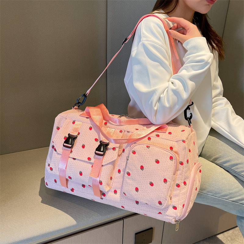 Floral Print Travel Duffel