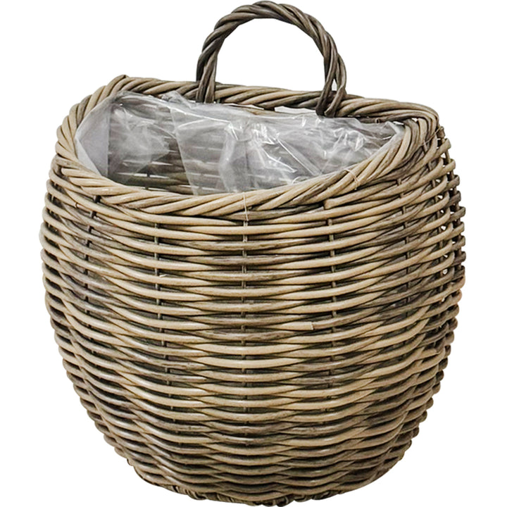 Decorative storage basket with handle Stornfield