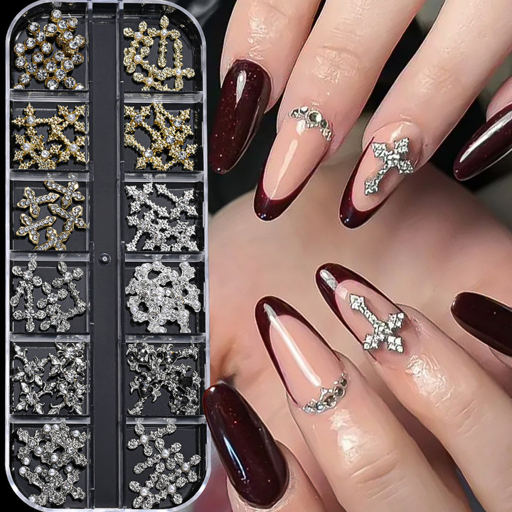 Decorative Rhinestone Nail Art Charms Set