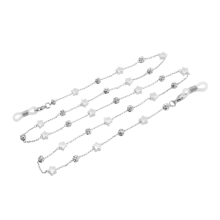 Elegant Crystal-Embellished Eyewear Chain Stornfield