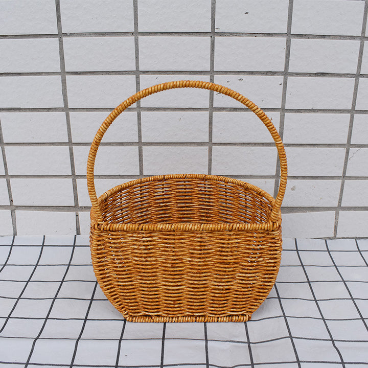 Handcrafted Storage Wicker Basket Stornfield