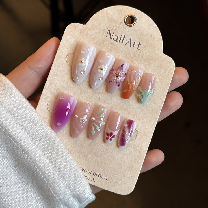 Decorative Press-On Nail Art Collection Stornfield