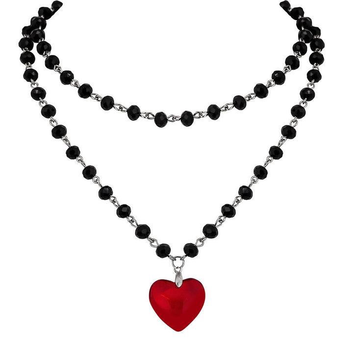 Double Strand Heart Pendant Necklace Stornfield