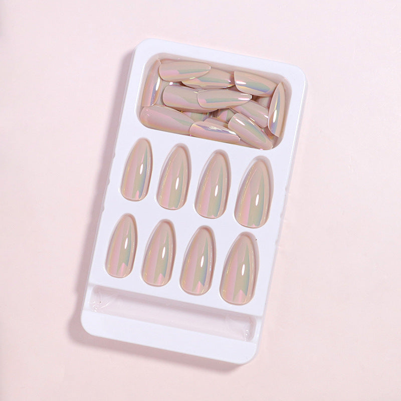 Iridescent Press-On Nail Tips Stornfield