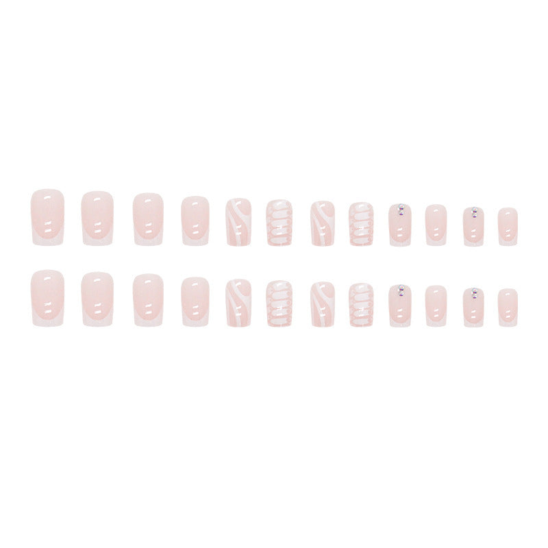 Artistic Press-On Nail Art Set Stornfield