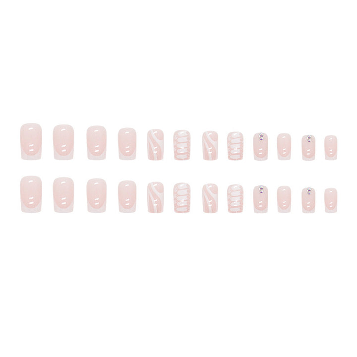 Artistic Press-On Nail Art Set Stornfield