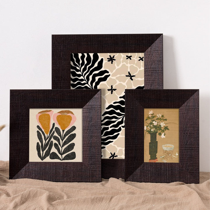 Artistic Framed Coffee Artwork Display for Home