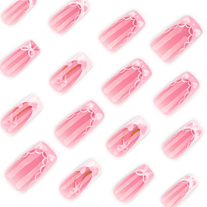 Artistic Nail Extensions with Playful Floral Design Stornfield