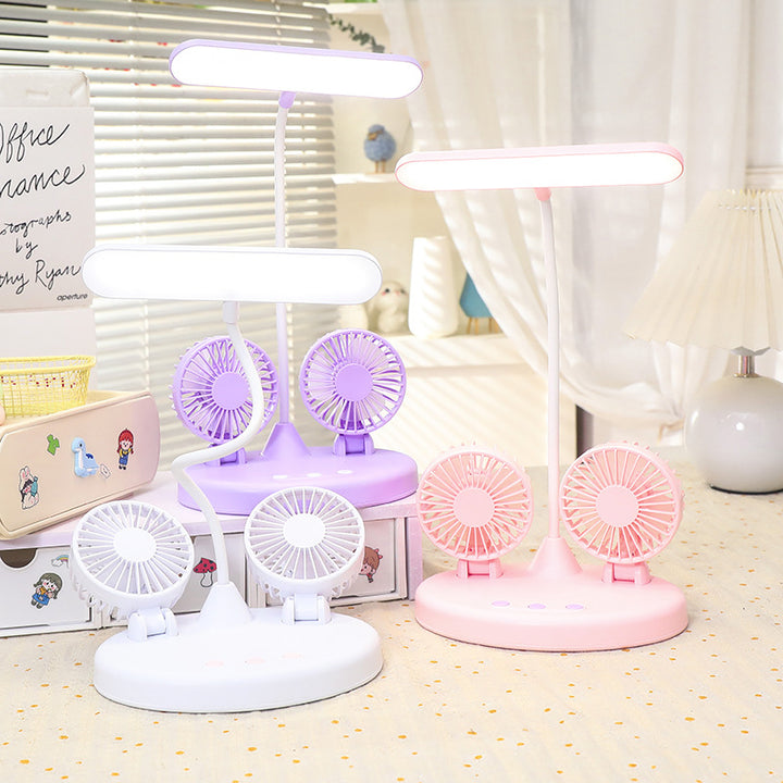 Ladies Multifunctional Table Lamp with Integrated Fans Stornfield