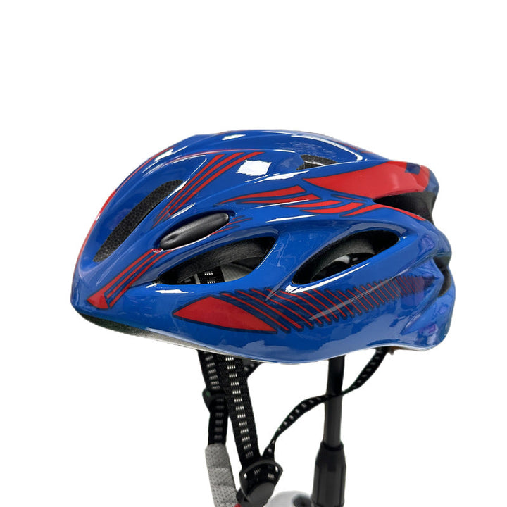 streamlined high-ventilation cycling helmet with micro-adjust retention and impact-absorbing liner Stornfield