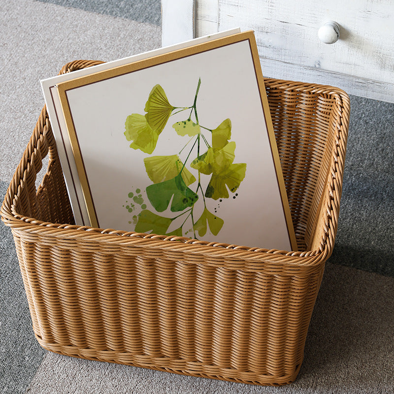 Rectangular Handwoven Storage Bin Stornfield