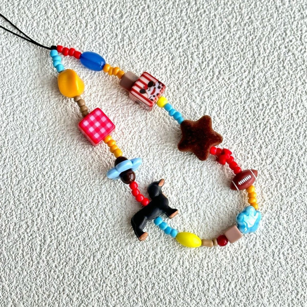 Playful Beaded Charm Necklace Stornfield