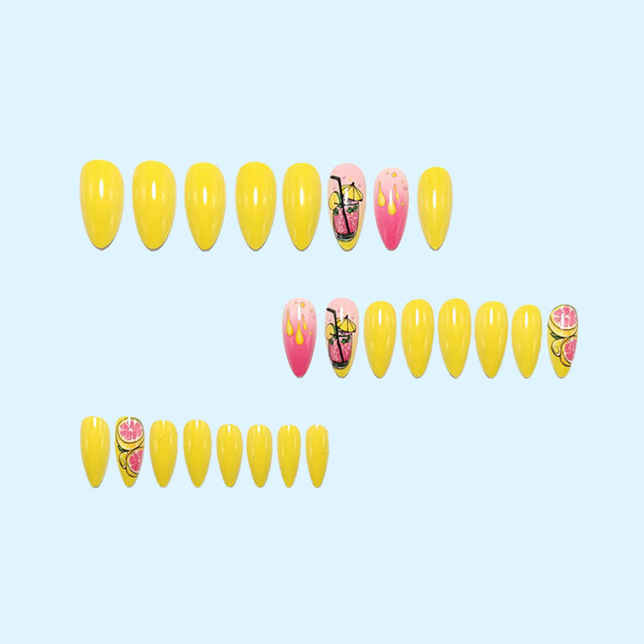 Creative nail art design with fruit motifs Stornfield
