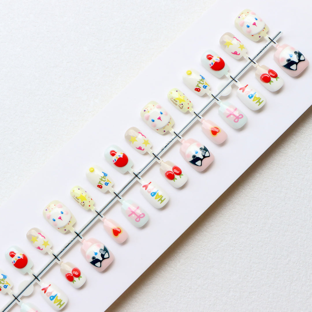 Creative Cartoon Themed Press-On Nails Stornfield