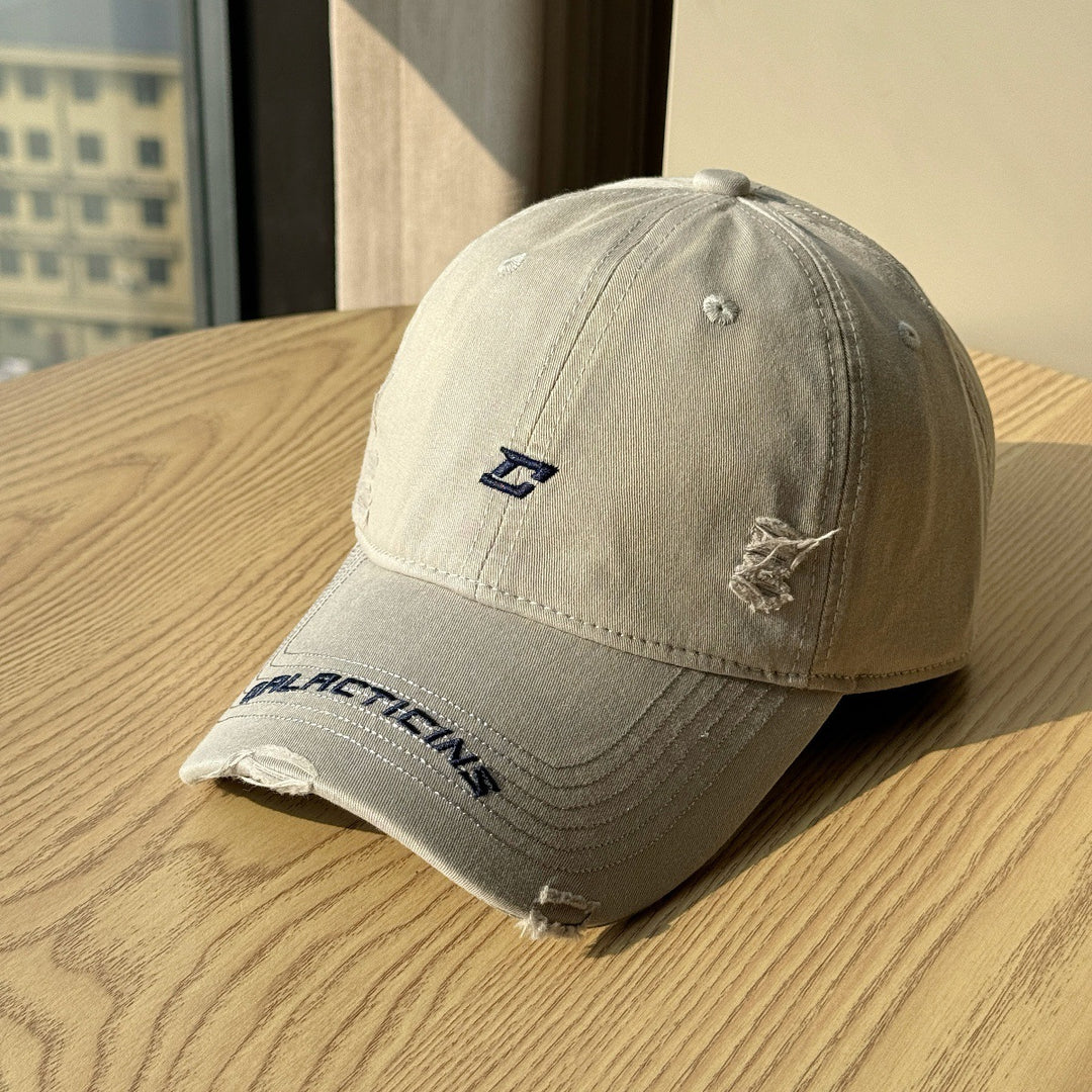 Men's Distressed Denim Baseball Cap Stornfield